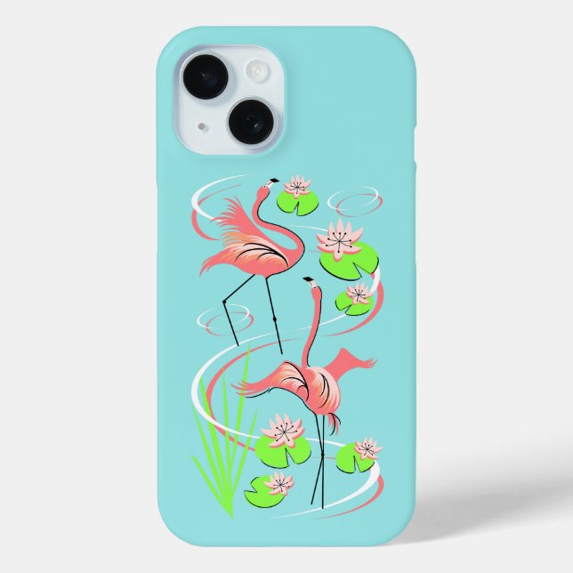 Flamant rose Fandango Slim Duo coque iphone (Verso)
