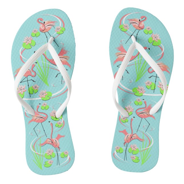 Flamant rose Fandango tongs (Semelle)