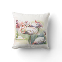 Flamant rose Fiesta Coussin