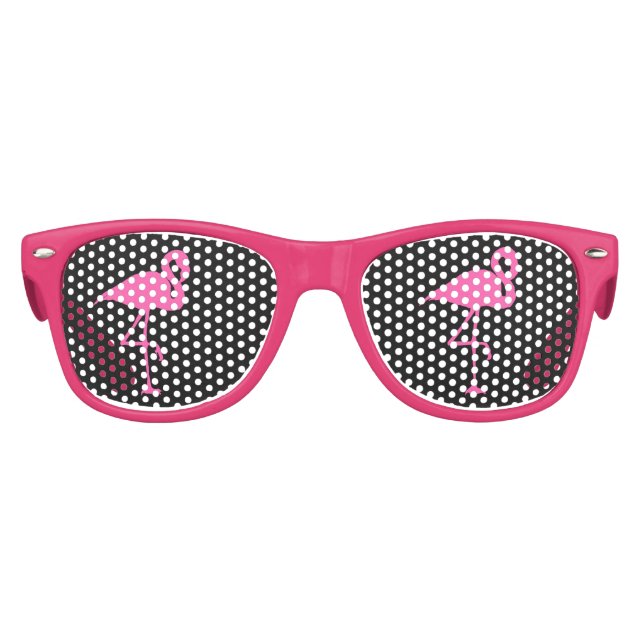 FLAMANT ROSE FUNNY NOVELTY Party Lunettes de solei (Devant)