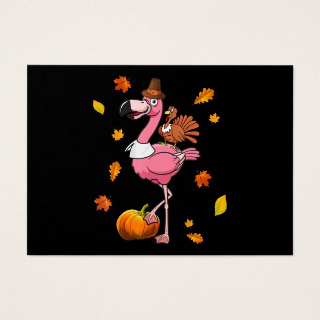 Flamant rose | Halloween Flamant rose Thanksgiving (Devant)