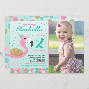 Flamant rose Invitation d'anniversaire Forum théma