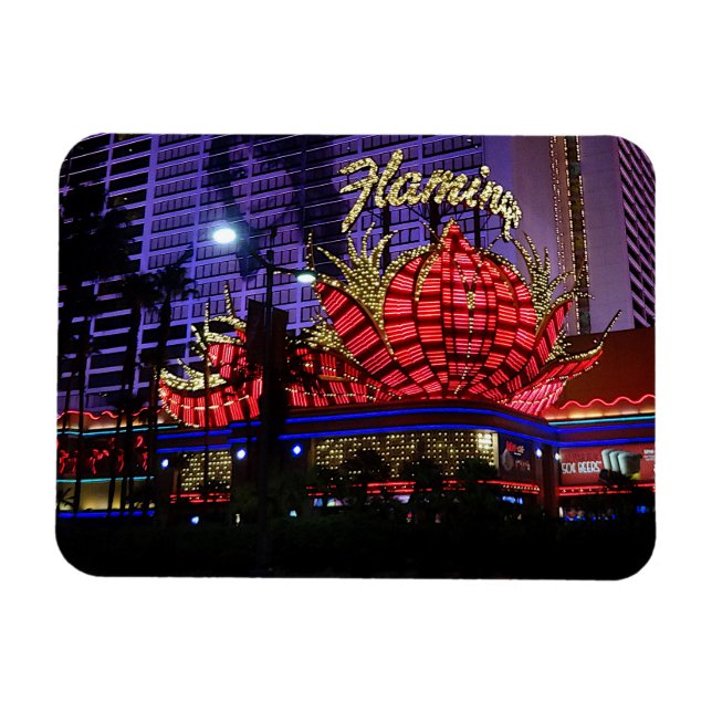 Flamant rose Las Vegas Hotel #1 Magnet (Horizontal)