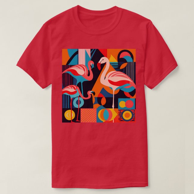 Flamant rose Lingo TShirt (Design devant)