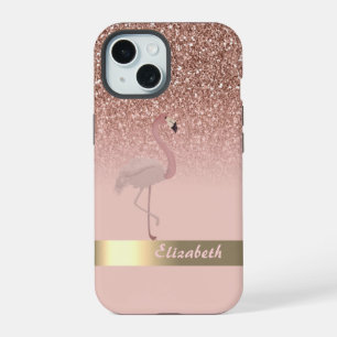 Flamant Rose Moderne Paillettes Sequins