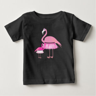 Flamant rose rose - Baby Fine Jersey T-shirt 