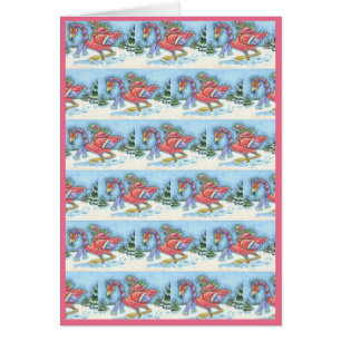 FLAMANT ROSE ROSE DE NEIGE PROFONDE, CARTE DE RÉJO