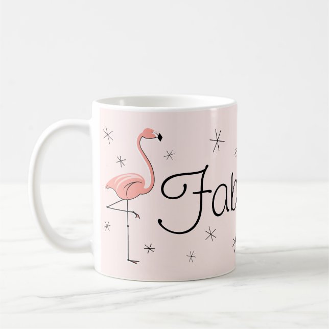 Flamant rose Rose 'Fabulous ! ' tasse (Gauche)