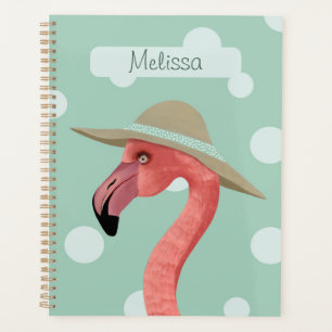 Flamant rose rose Oiseau Jouer Pois