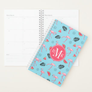 Flamant rose Tropical tendance et Motif Watermelon