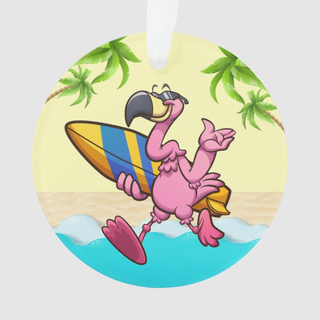 Flamants roses amusants (devant)