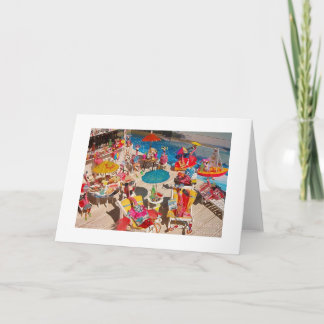 "Flamants roses !" pour la carte de note !