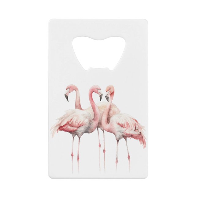 Flamants roses rose tropicale personnalisés (Devant)