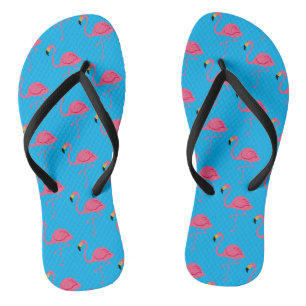 Flamants roses Summer Beach paire de tongs