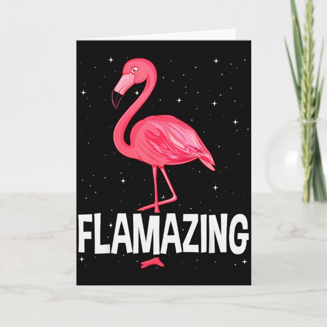 Flamazing Nk Flamingo Neuheit Flamingo Liebhaber L Karte (Vorderseite)