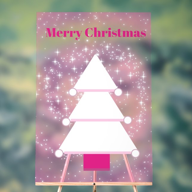 Flambeaux roses de Noël (Neutre)