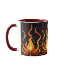 "Flame Burst Art Tasse"