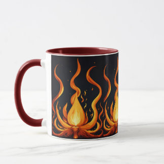 "Flame Burst Art Tasse" Tasse