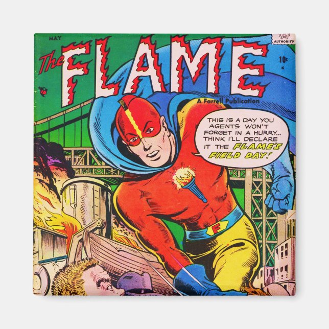 Flame Comics Magnet (Vorne)