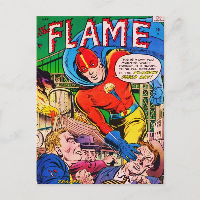 Flame Comics Postkarte (Vorderseite)
