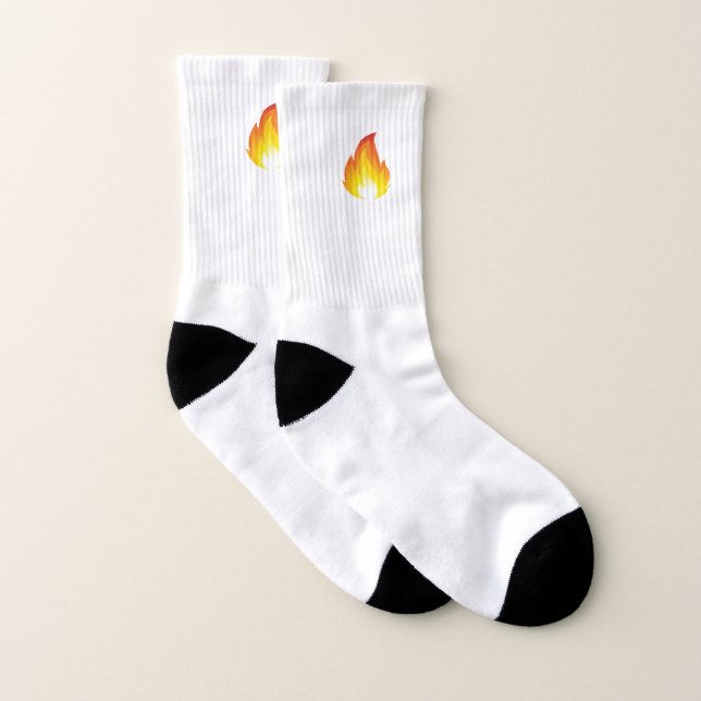 Flame Emoji Socks Socken (Paar)