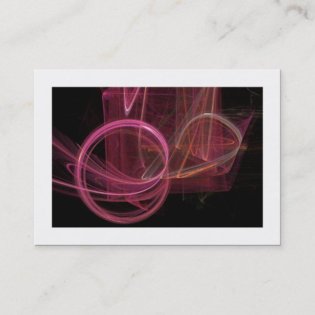 Flame Fraktal 01 (grenzübergreifend) Visitenkarte (Vorderseite)