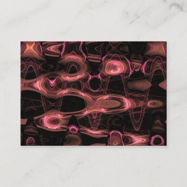 Flame Fraktal Waves 01 Visitenkarte (Vorderseite)