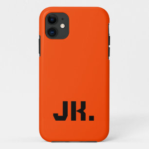 Flame Orange Solid Color Minimal Case-Mate iPhone Hülle