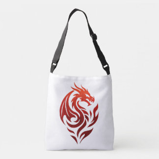 Flameborn Dargon Pakt Dargon Logo Tragetaschen Mit Langen Trägern