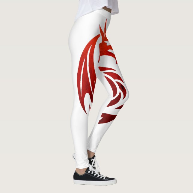 Flameborn-Drachenpakt  Leggings (Rechts)