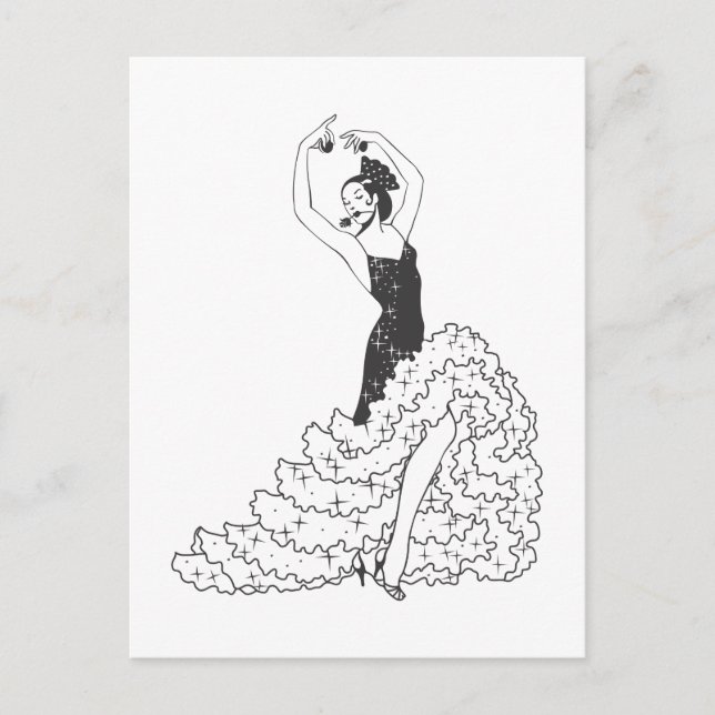 Flamenco_.ai Postkarte (Vorderseite)