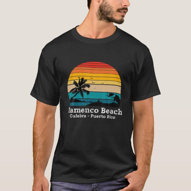 Flamenco Beach Culebra - Puerto Rico T-Shirt (Vorderseite)