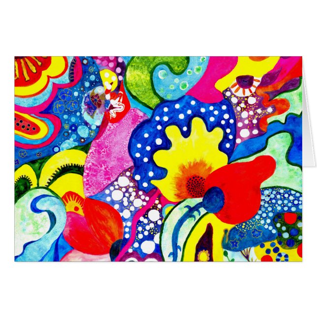 Flamenco-Blumen (Vorderseite (Horizontal))