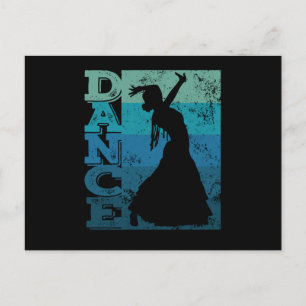 Flamenco Dancer Dance Flamenco Dress Postkarte