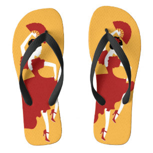 Flamenco Dancer Flip Flops