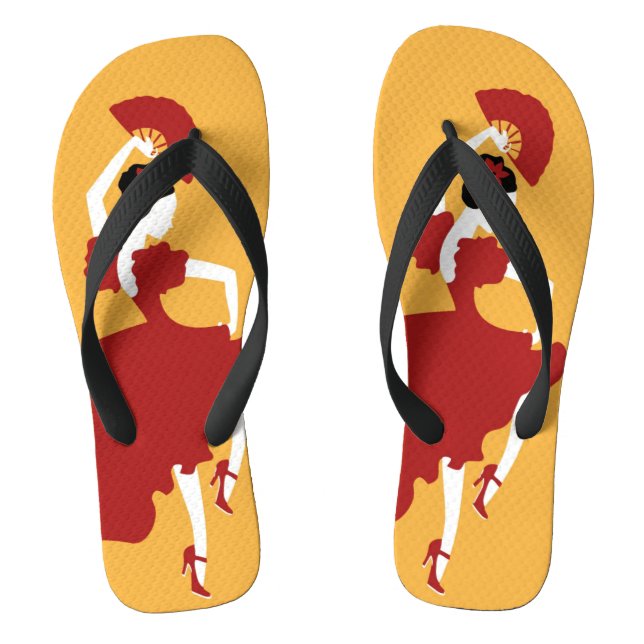 Flamenco Dancer Flip Flops (Fußbett)