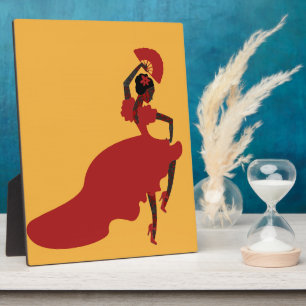 Flamenco Dancer Fotoplatte