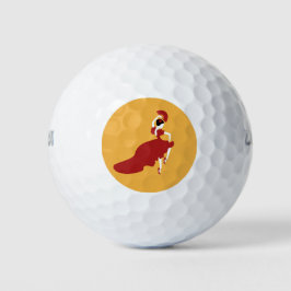 Flamenco Dancer Golf Balls Golfball