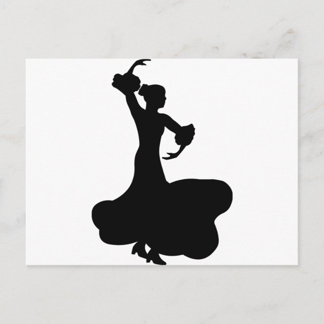 Flamenco Dancer Postkarte (Vorderseite)