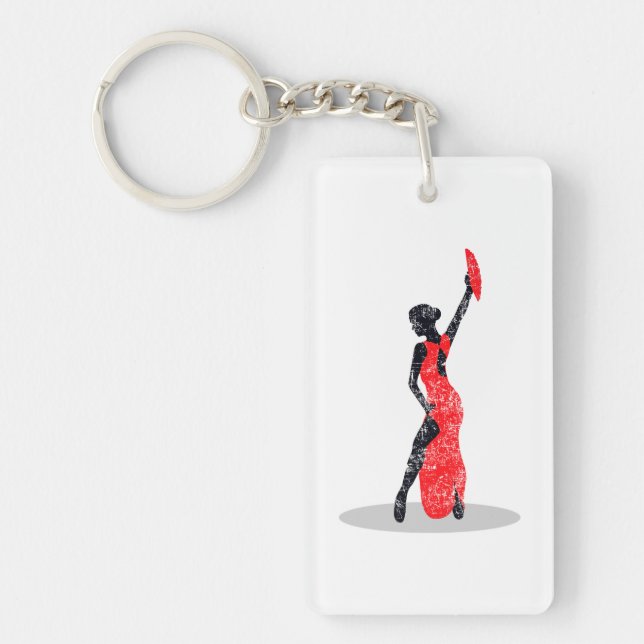 Flamenco Dancer Schlüsselanhänger (Vorderseite)