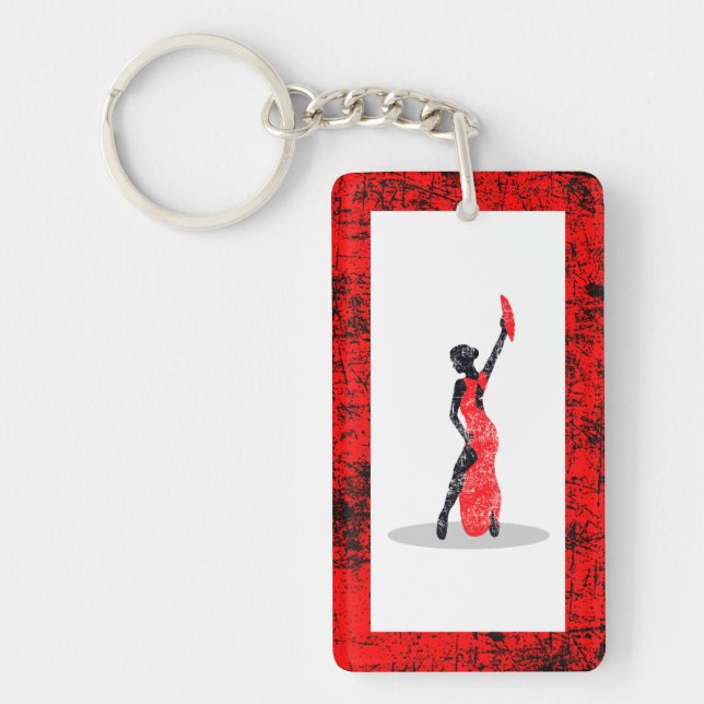 Flamenco Dancer Schlüsselanhänger (Vorderseite)