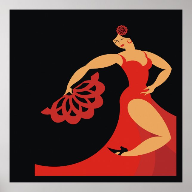 Flamenco Dancer Serie Poster Lg. (Vorne)