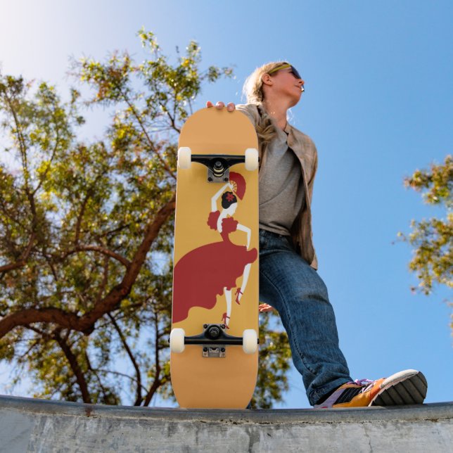 Flamenco Dancer Skateboard (Außen 1)