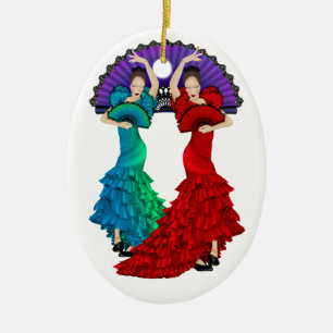 Flamenco Dancer - SRF Keramik Ornament