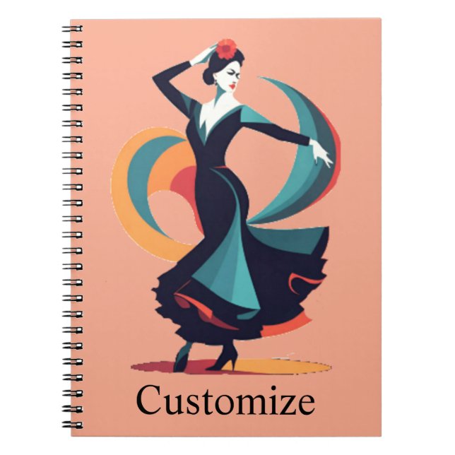 Flamenco Dancer Thunder_Cove Notizblock (Vorderseite)