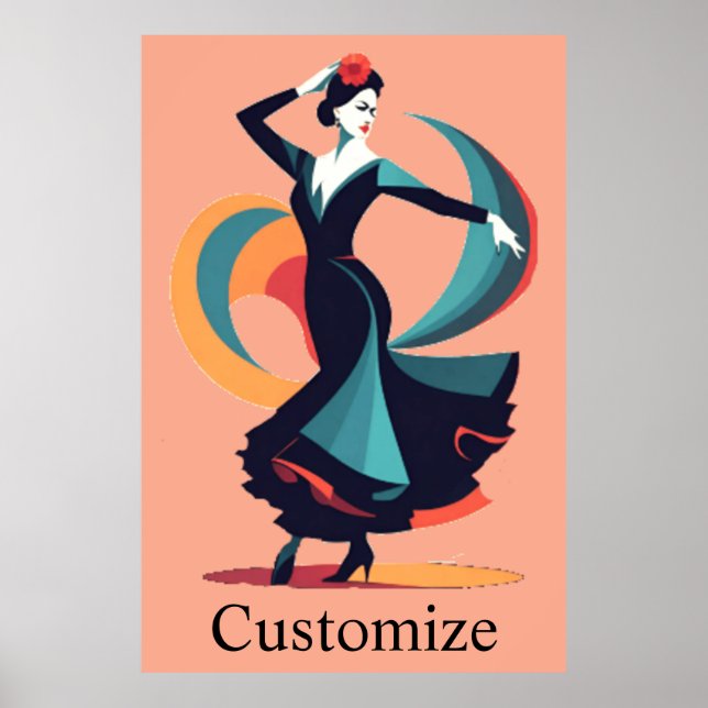 Flamenco Dancer Thunder_Cove Poster (Vorne)