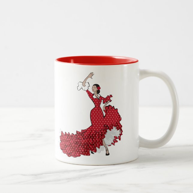 Flamenco Dancers Kaffeezubereitung Tasse (Rechts)