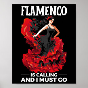 Flamenco Dancing Spanish Dancer Spanien Flamenco D Poster