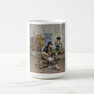 Flamenco-Gitarrenspielerin (spanische Gitarrist) Kaffeetasse