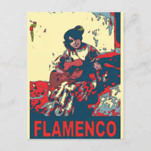 Flamenco Guitar Postkarte